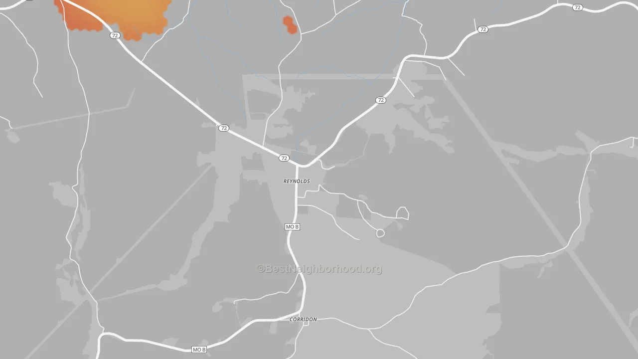 Bike Grade map of 63666, MO