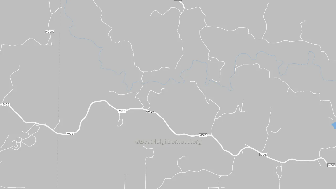 Bike Grade map of 63750, MO
