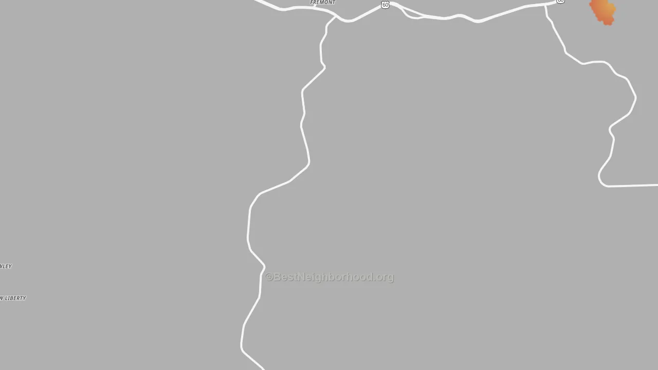 Bike Grade map of 63941, MO