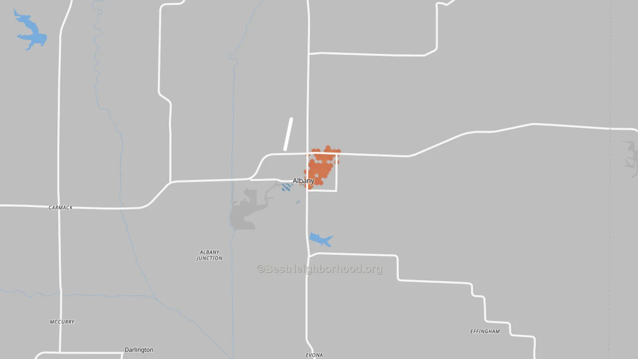 Bike Grade map of 64402, MO