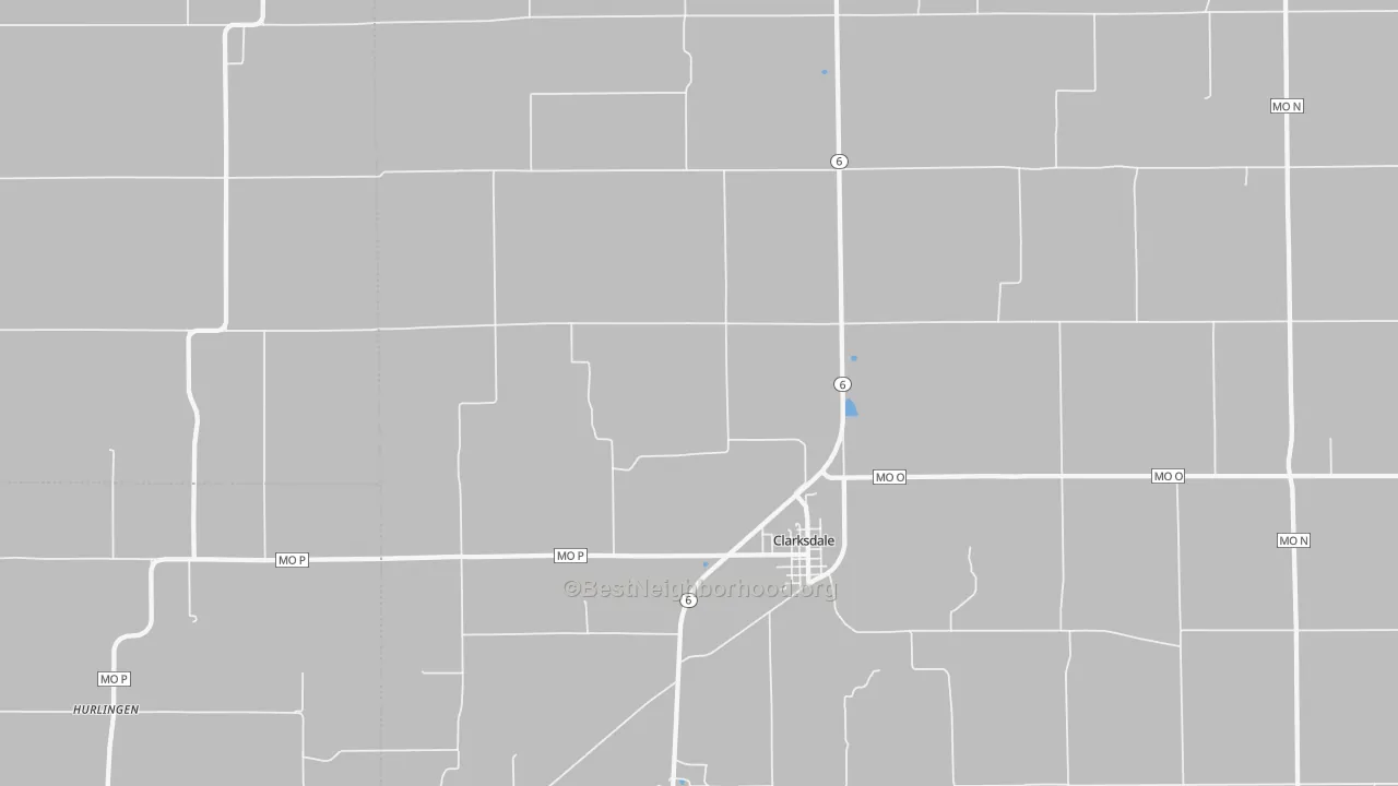 Bike Grade map of 64430, MO