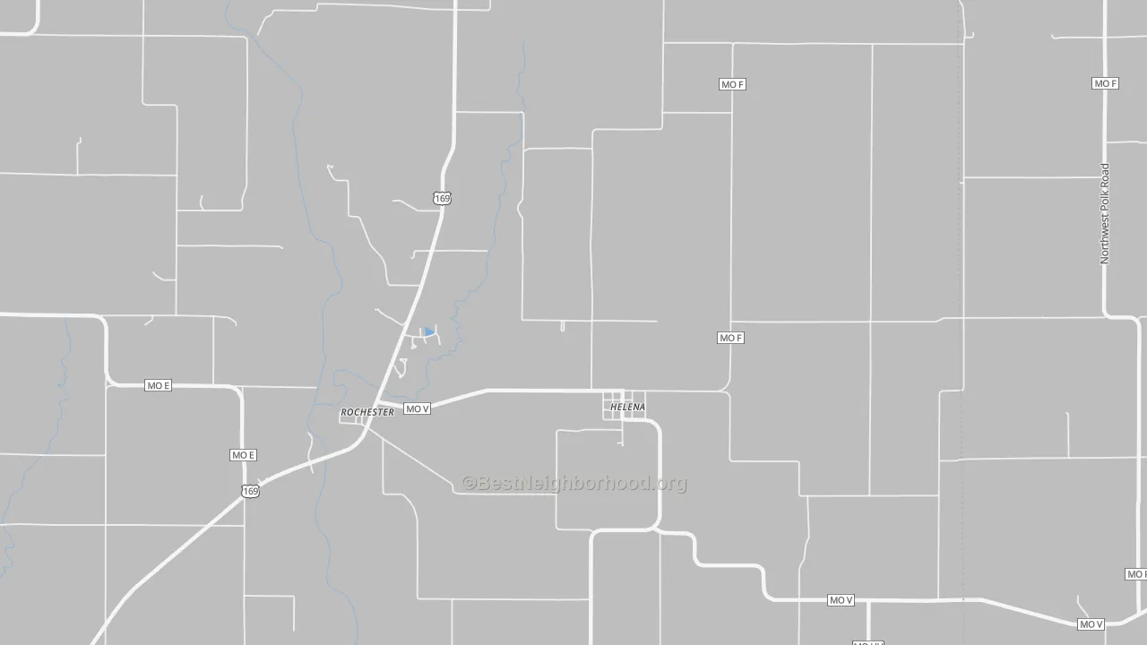 Bike Grade map of 64459, MO