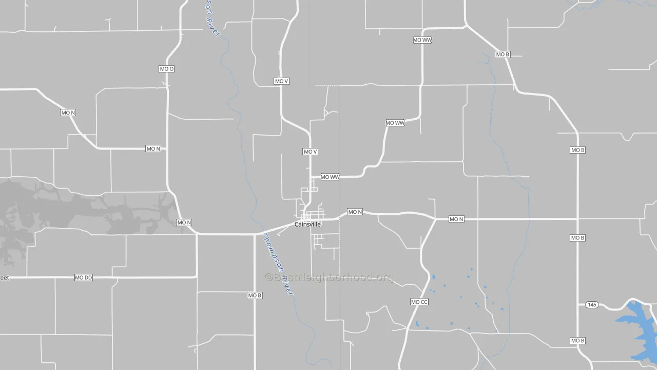 Bike Grade map of 64632, MO