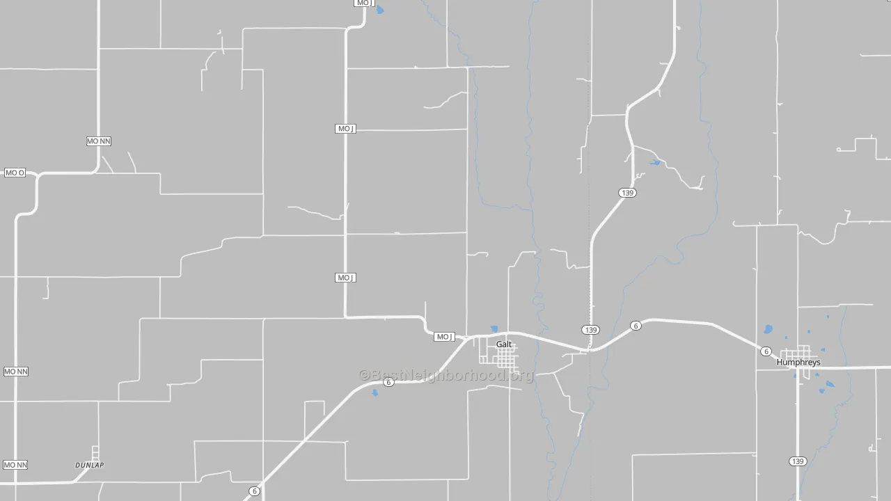 Bike Grade map of 64641, MO