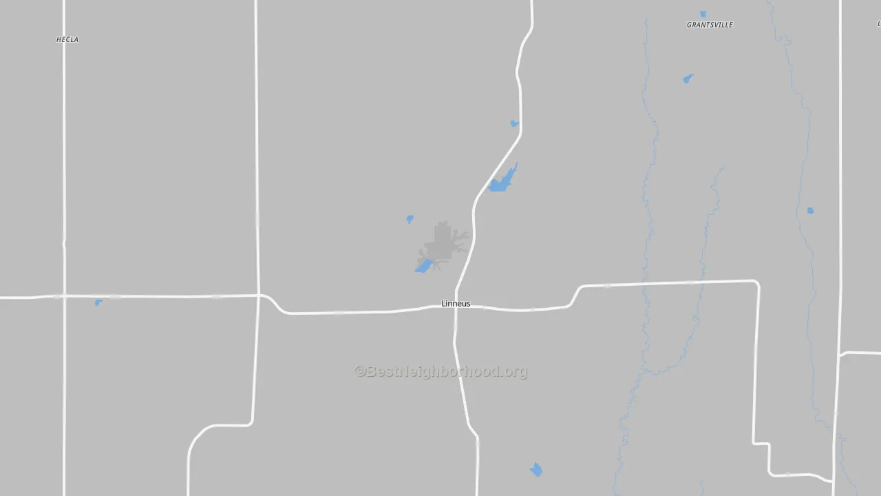 Bike Grade map of 64653, MO