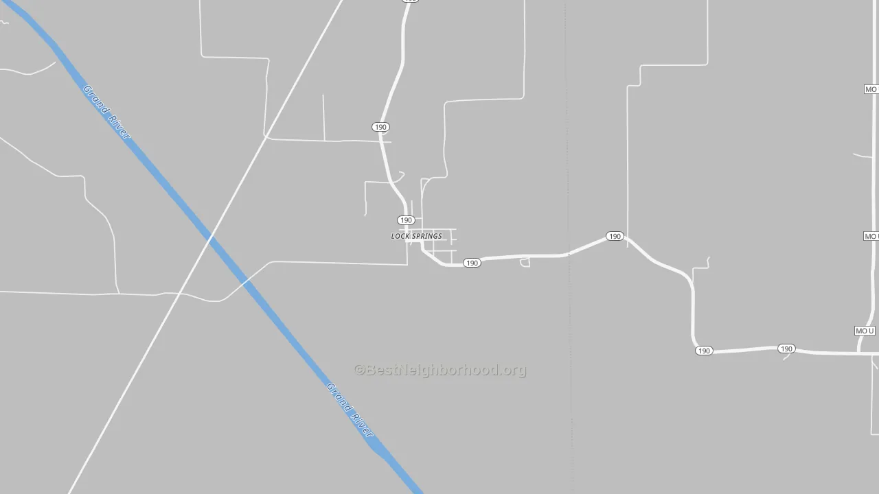 Bike Grade map of 64654, MO