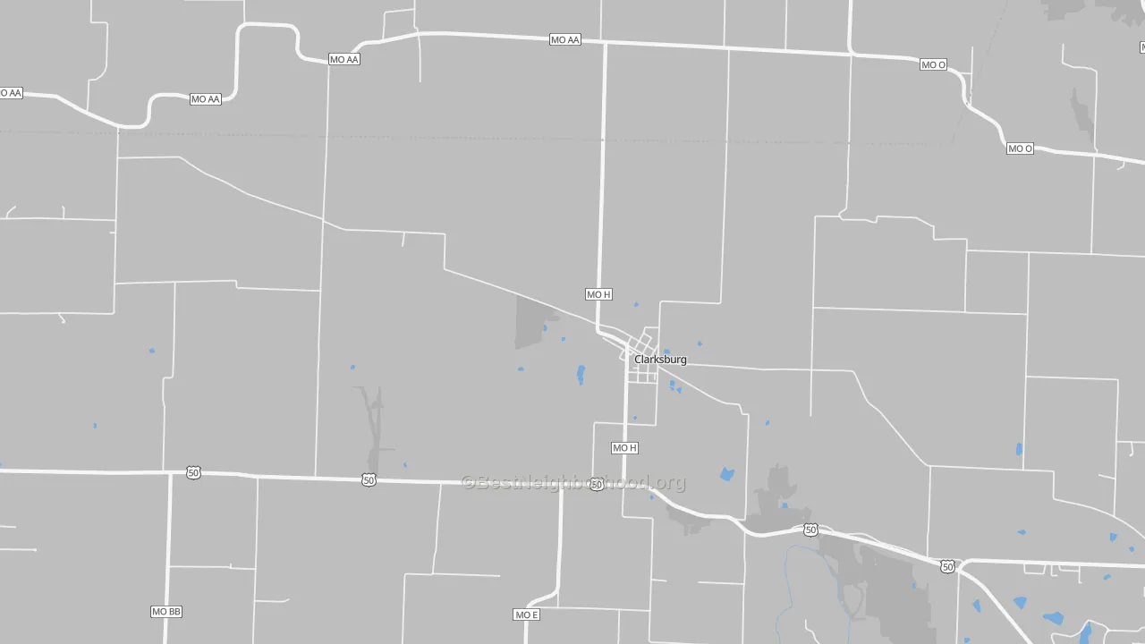 Bike Grade map of 65025, MO