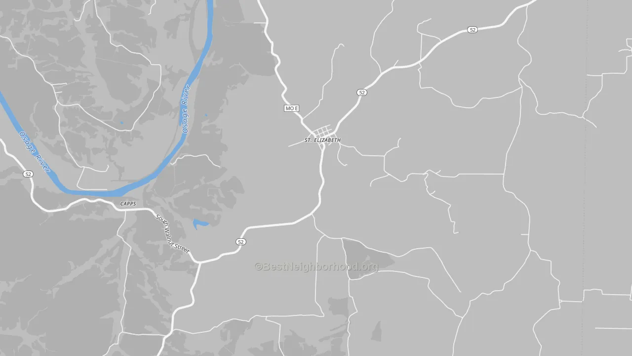 Bike Grade map of 65075, MO