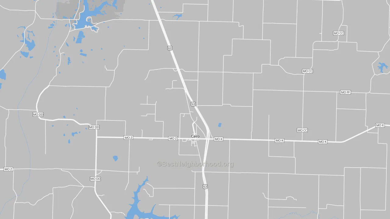 Bike Grade map of 65239, MO
