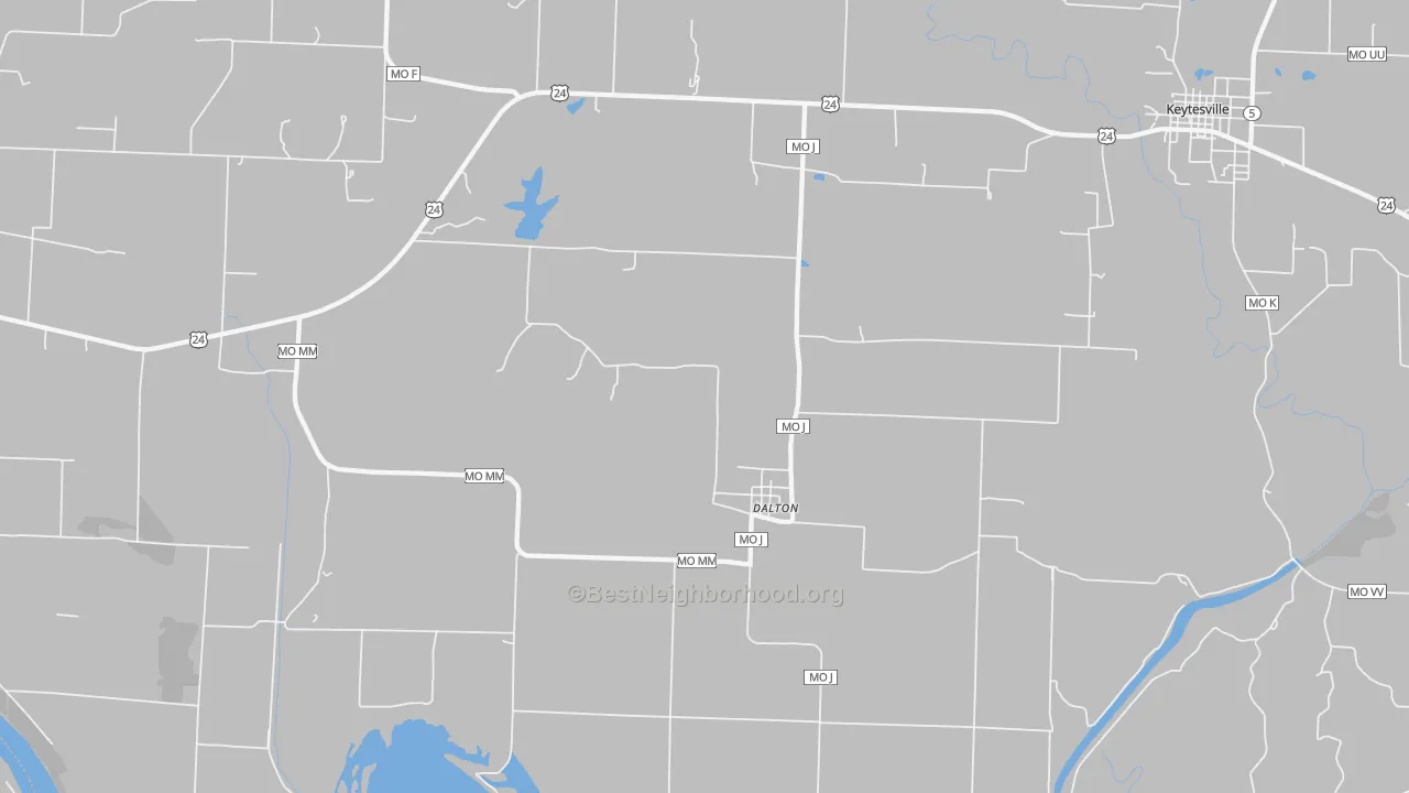 Bike Grade map of 65246, MO