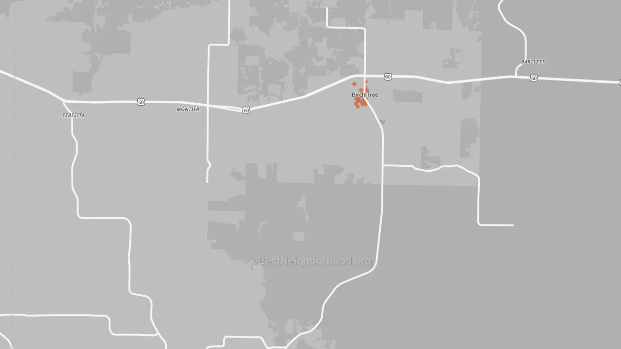 Bike Grade map of 65438, MO