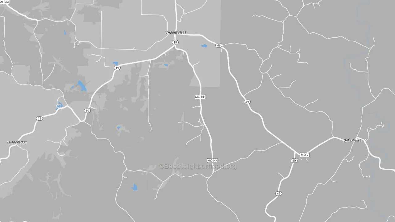 Bike Grade map of 65446, MO