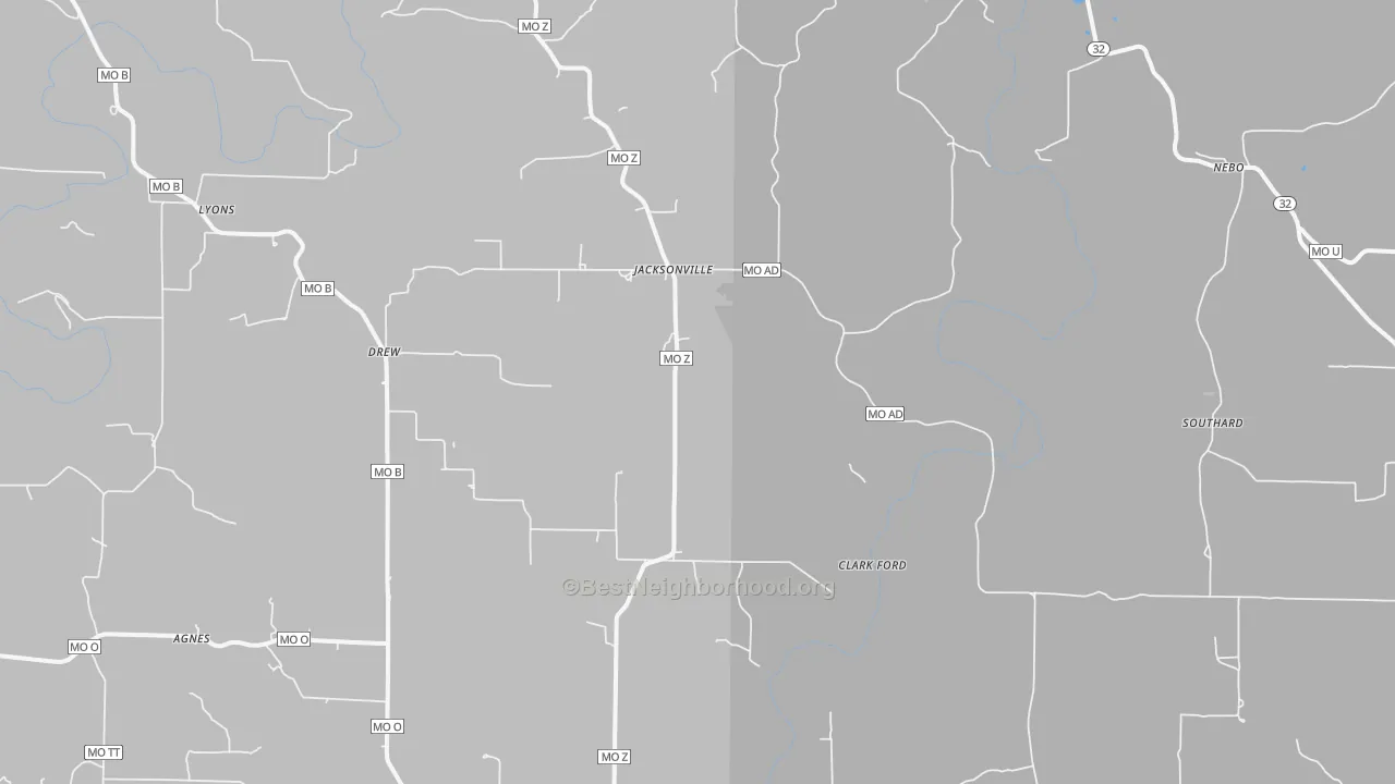 Bike Grade map of 65470, MO