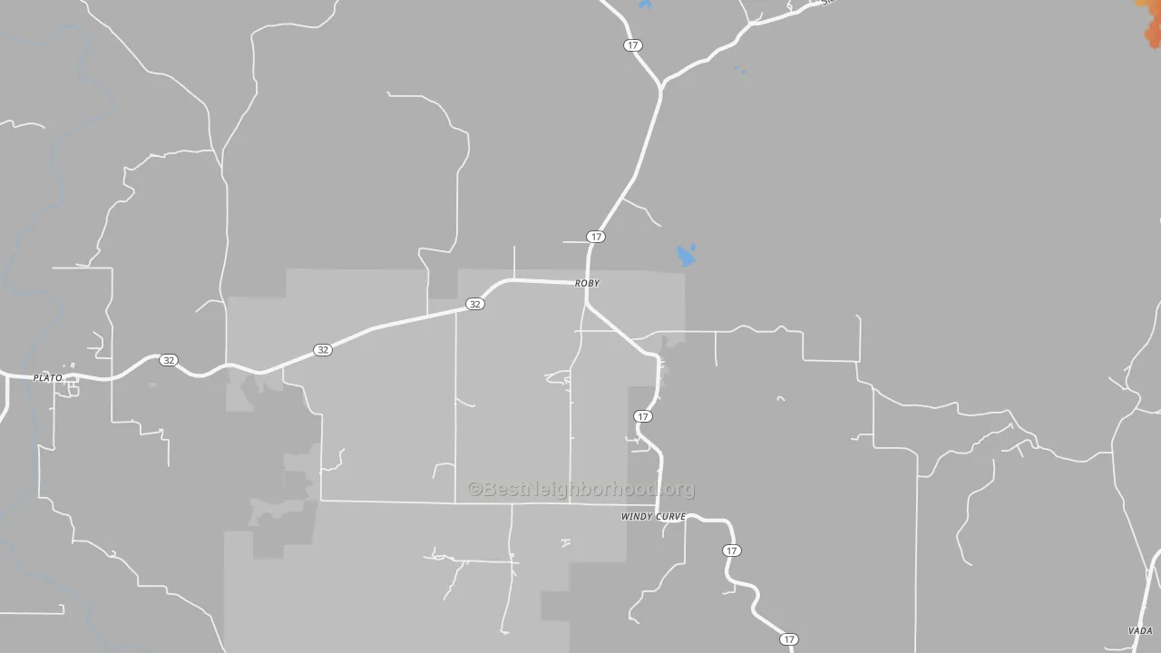 Bike Grade map of 65557, MO