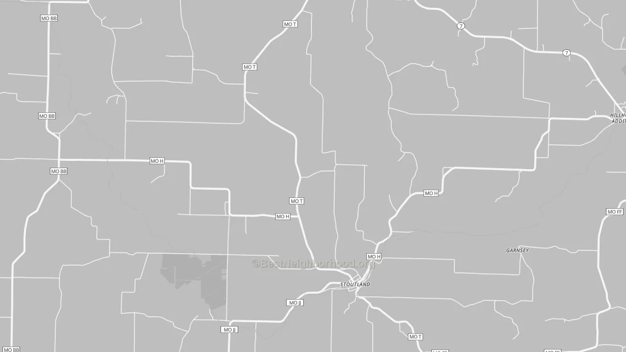 Bike Grade map of 65567, MO