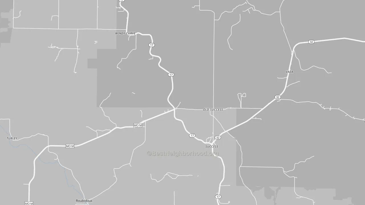 Bike Grade map of 65570, MO