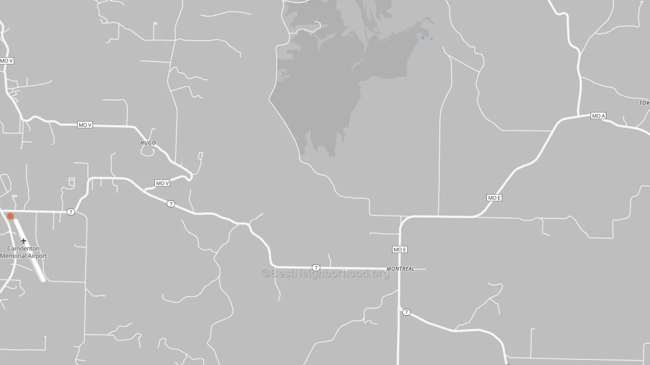 Bike Grade map of 65591, MO