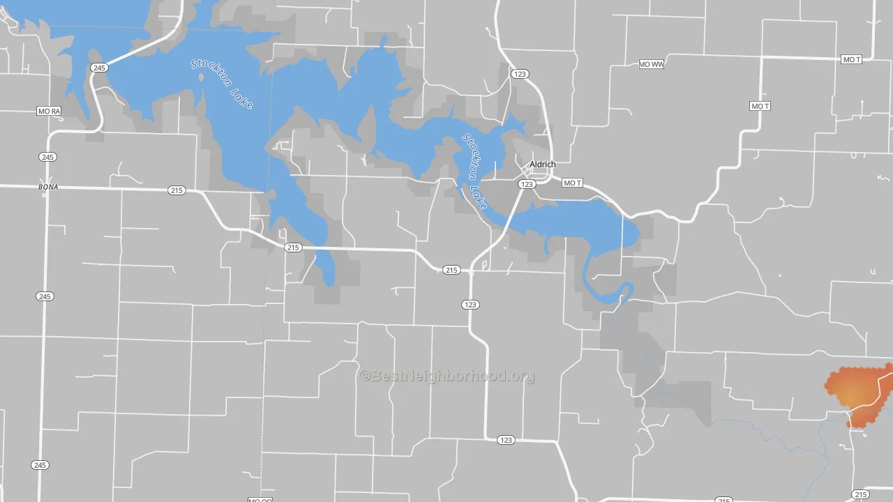 Bike Grade map of 65601, MO