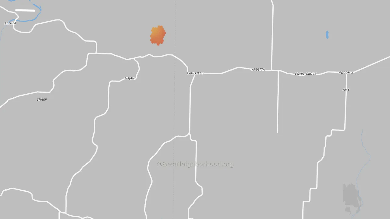 Bike Grade map of 65626, MO