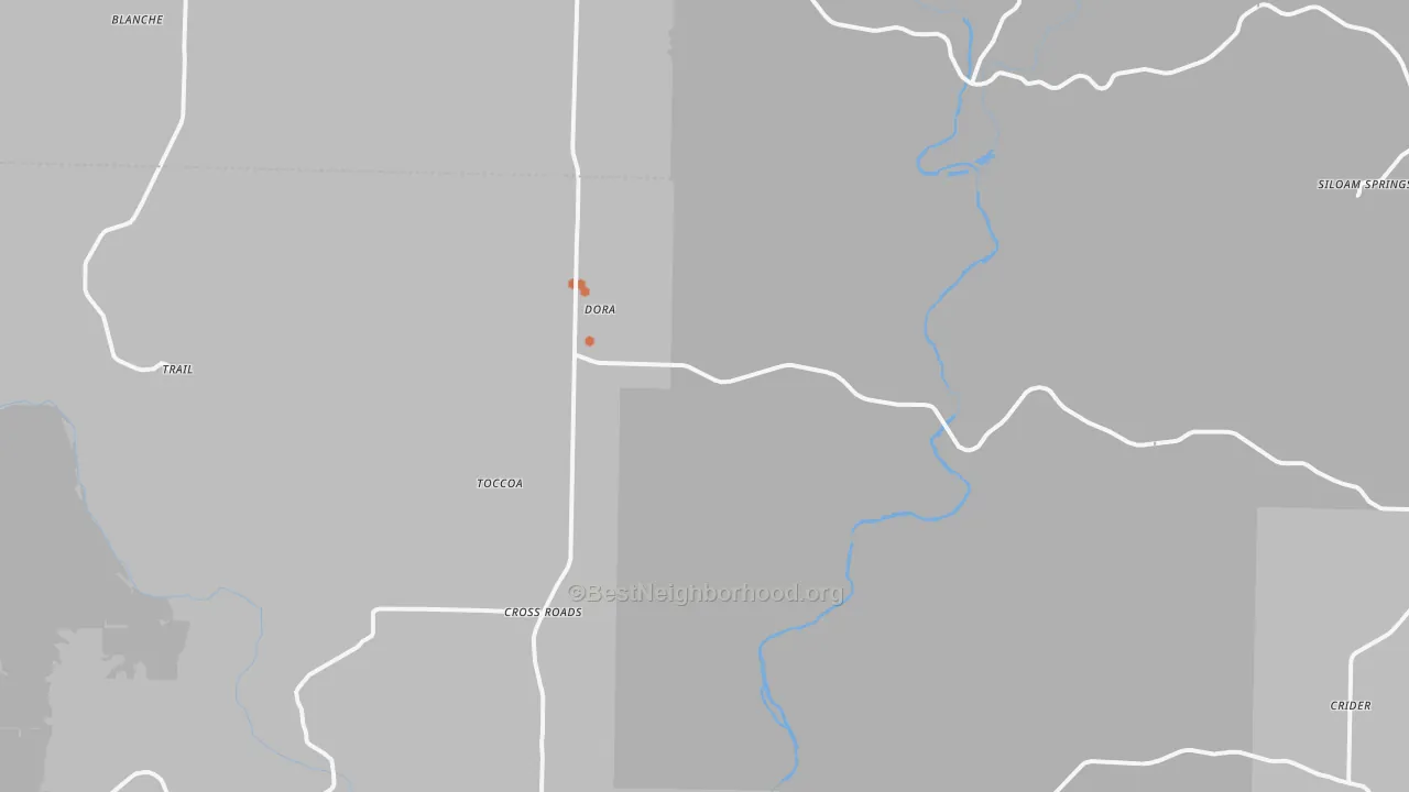 Bike Grade map of 65637, MO