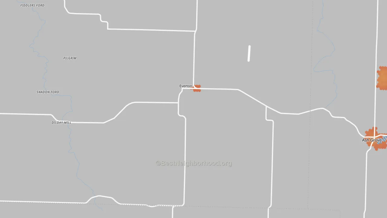 Bike Grade map of 65646, MO