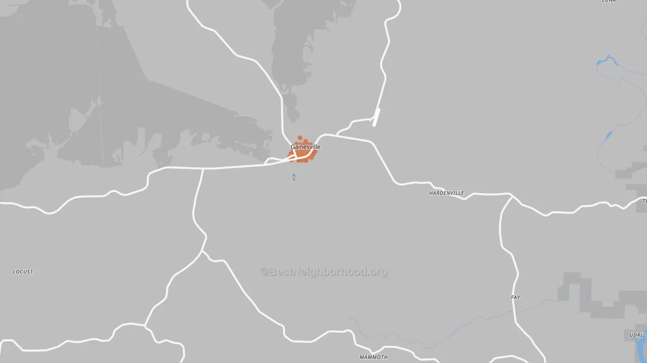 Bike Grade map of 65655, MO