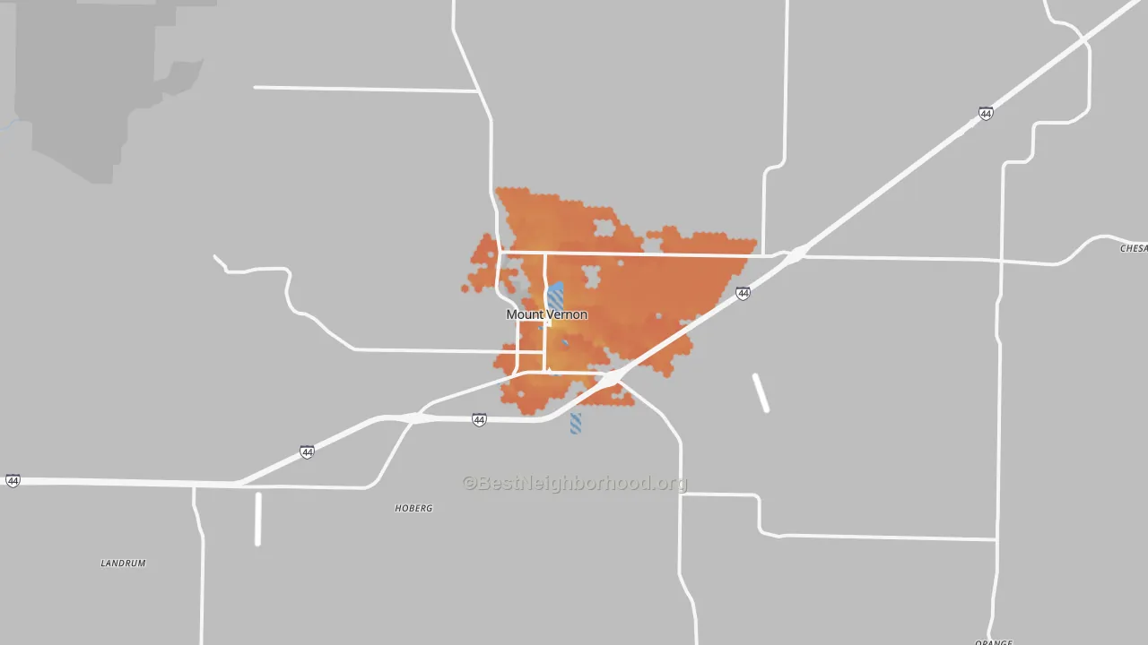 Bike Grade map of 65712, MO