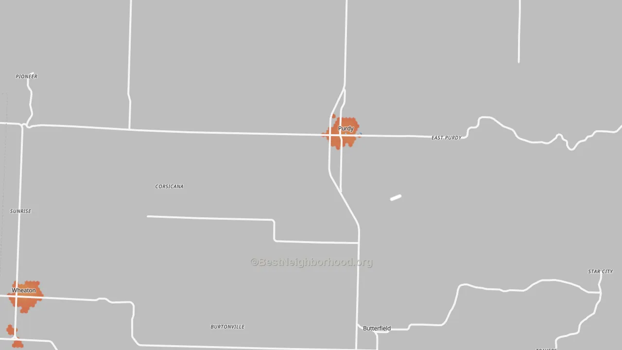 Bike Grade map of 65734, MO