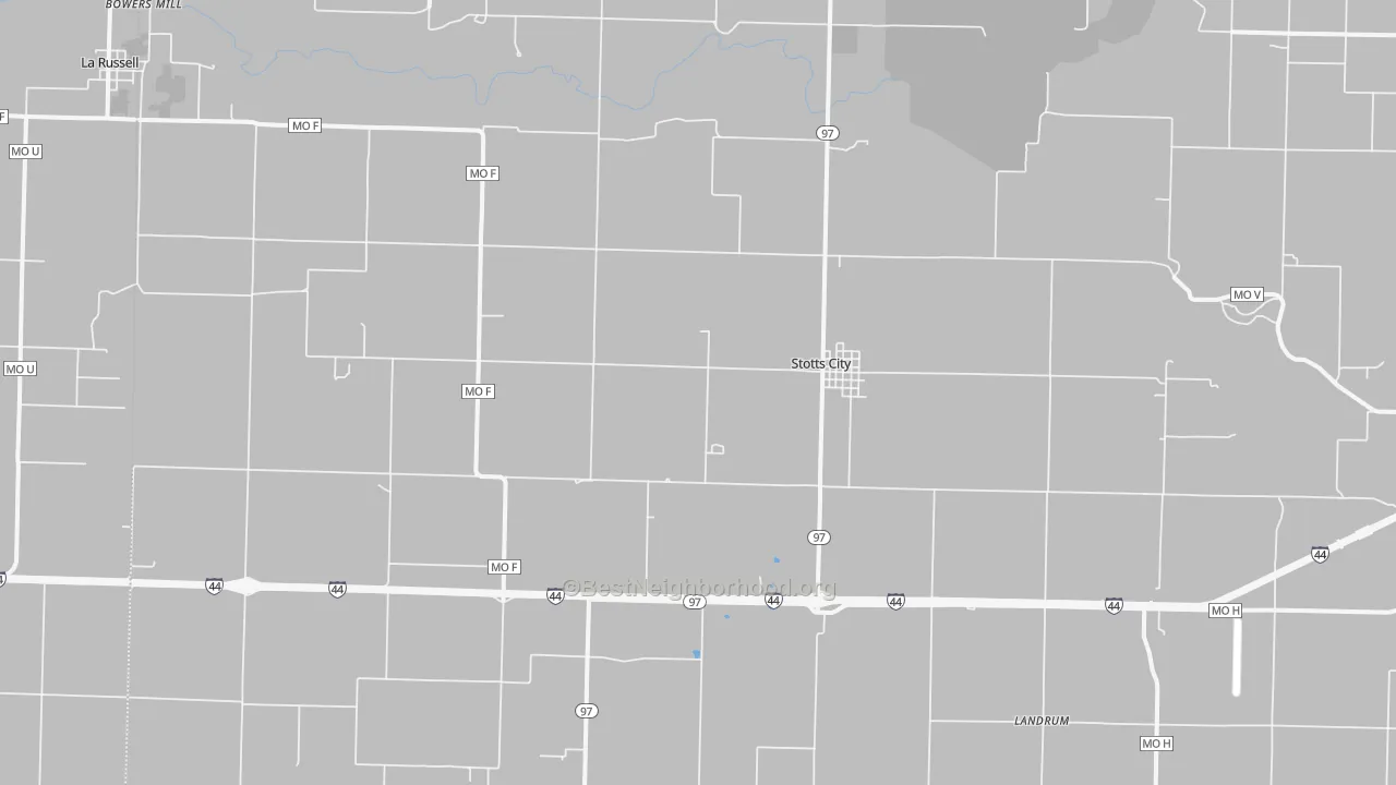 Bike Grade map of 65756, MO