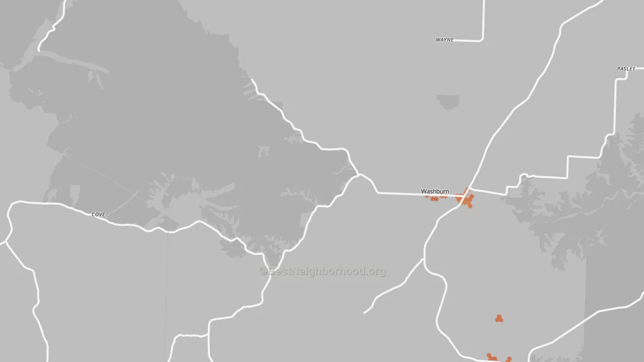 Bike Grade map of 65772, MO