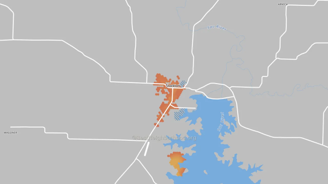 Bike Grade map of 65785, MO