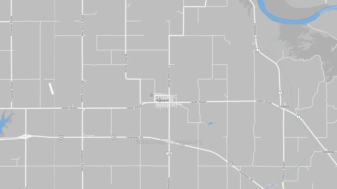 Bike Grade map of 66035, KS