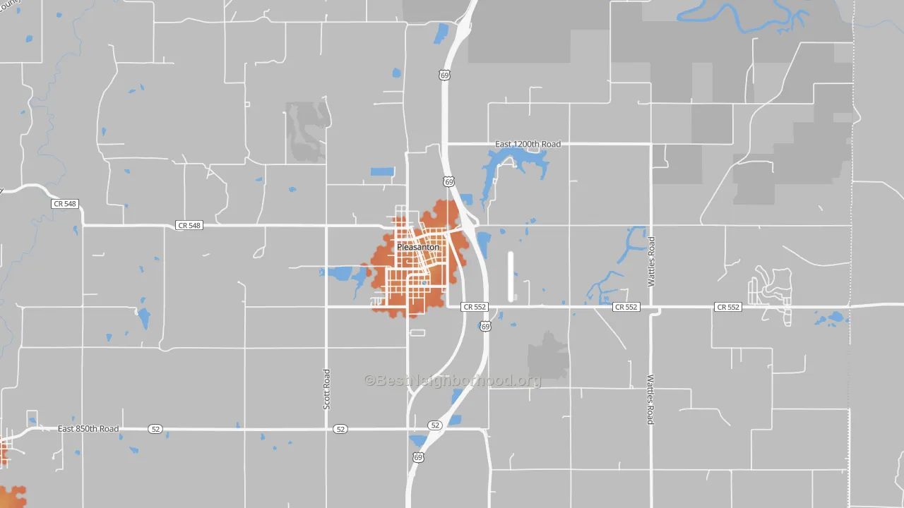 Bike Grade map of 66075, KS