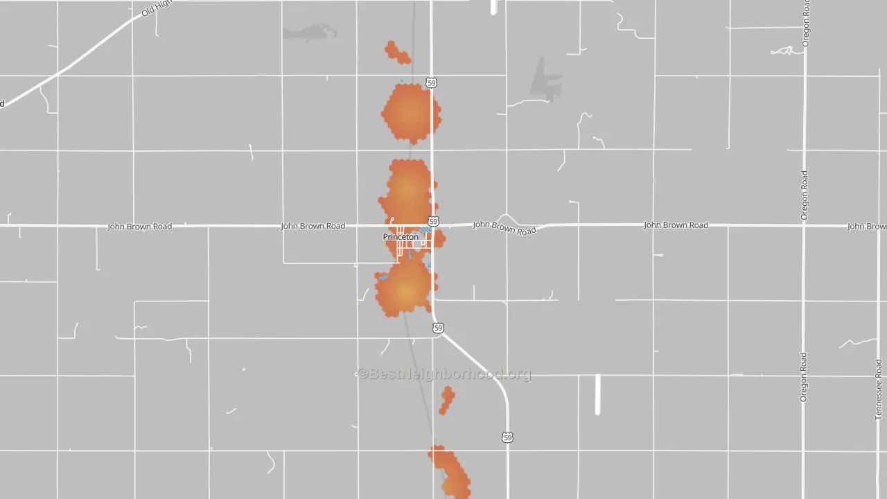 Bike Grade map of 66078, KS