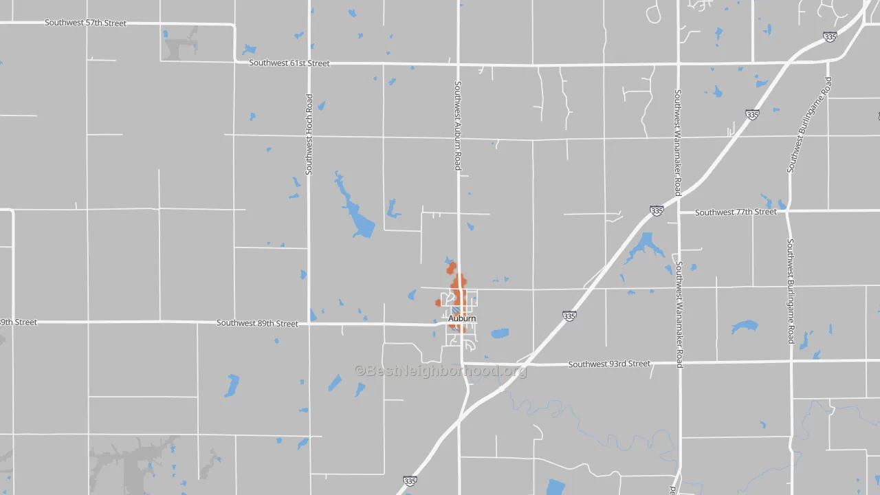 Bike Grade map of 66402, KS