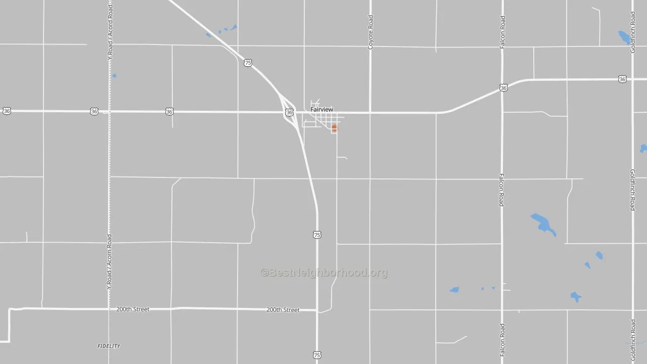 Bike Grade map of 66425, KS