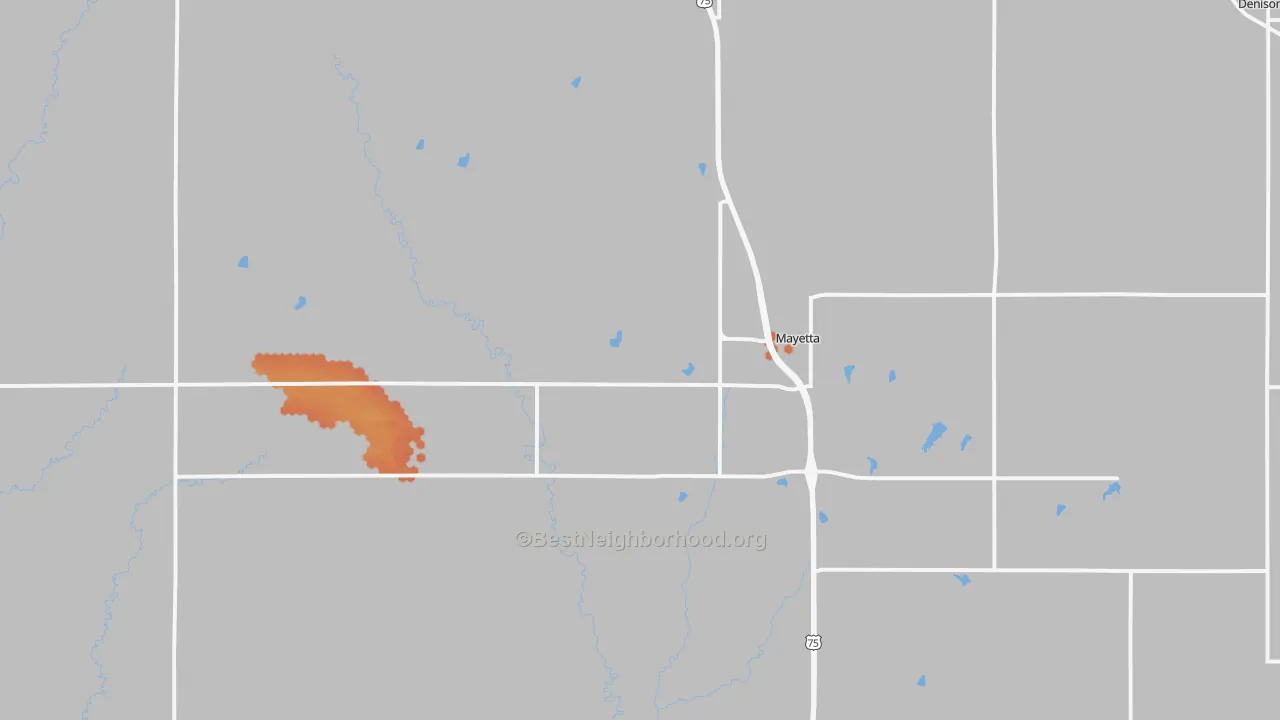 Bike Grade map of 66509, KS