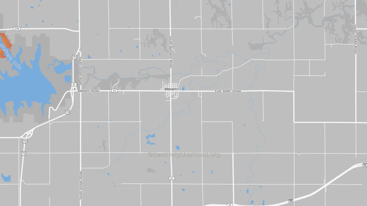 Bike Grade map of 66510, KS