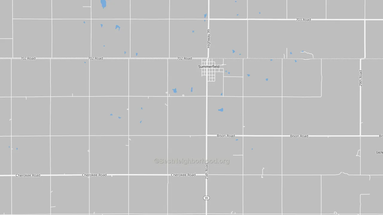 Bike Grade map of 66541, KS