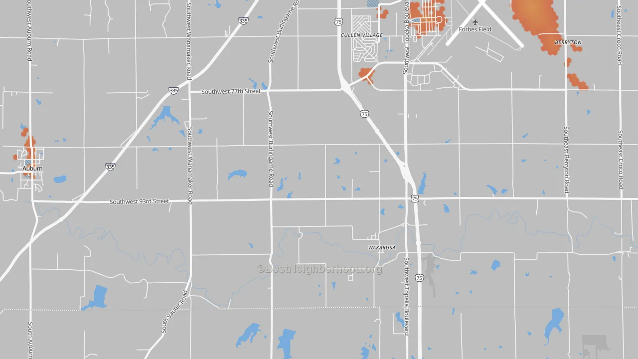 Bike Grade map of 66546, KS