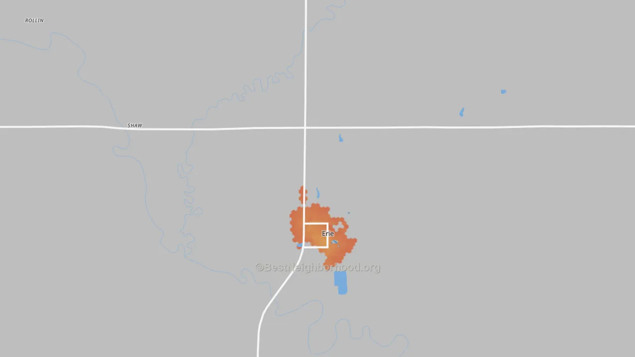 Bike Grade map of 66733, KS