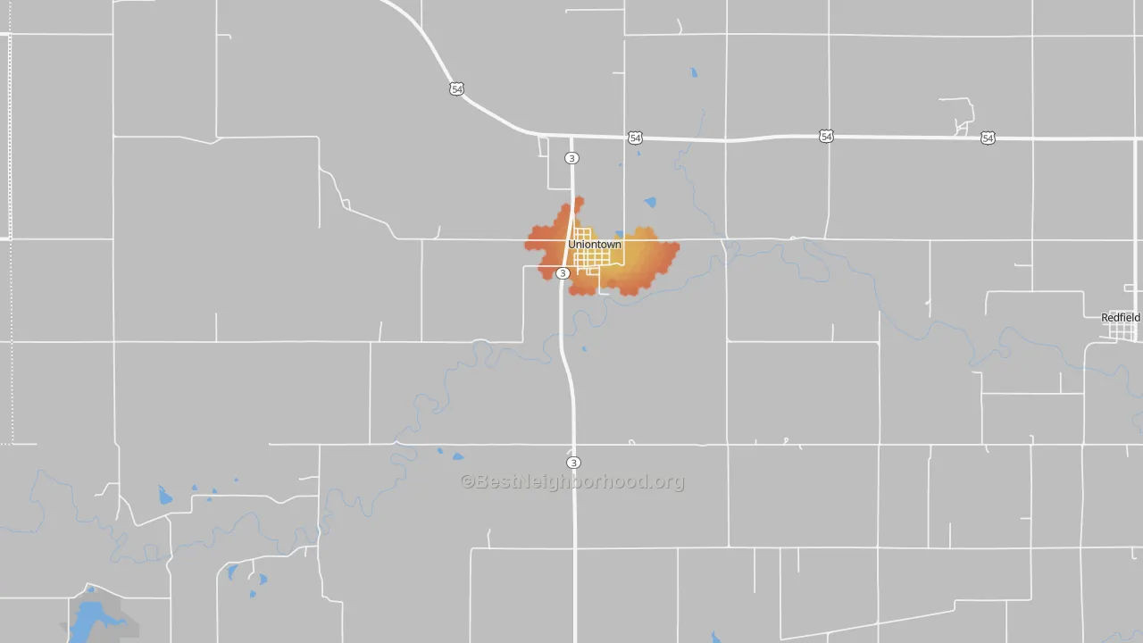 Bike Grade map of 66779, KS