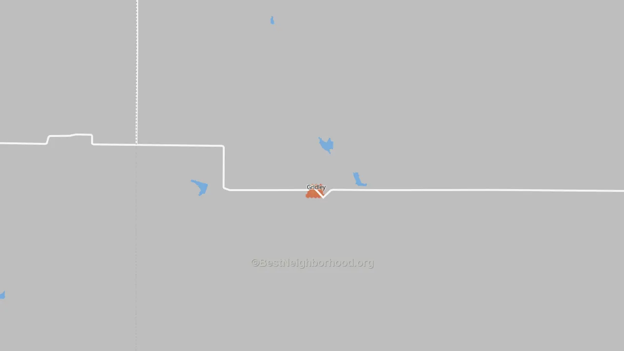 Bike Grade map of 66852, KS