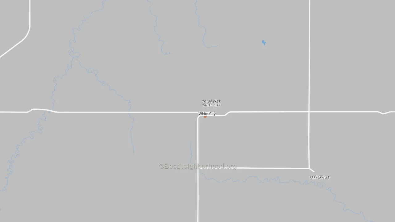 Bike Grade map of 66872, KS