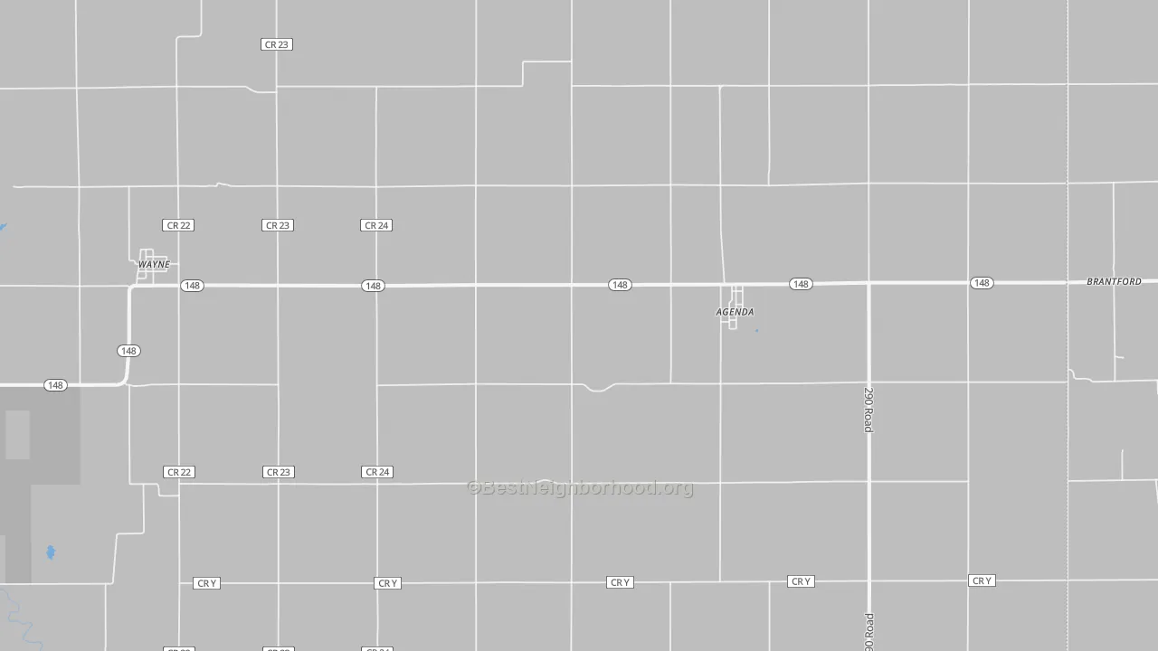 Bike Grade map of 66930, KS