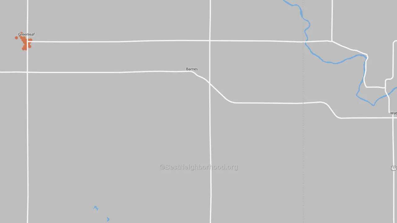 Bike Grade map of 66933, KS