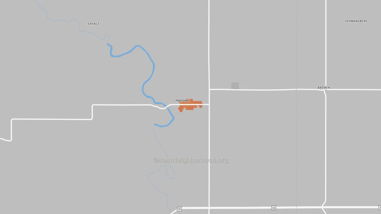 Bike Grade map of 66945, KS