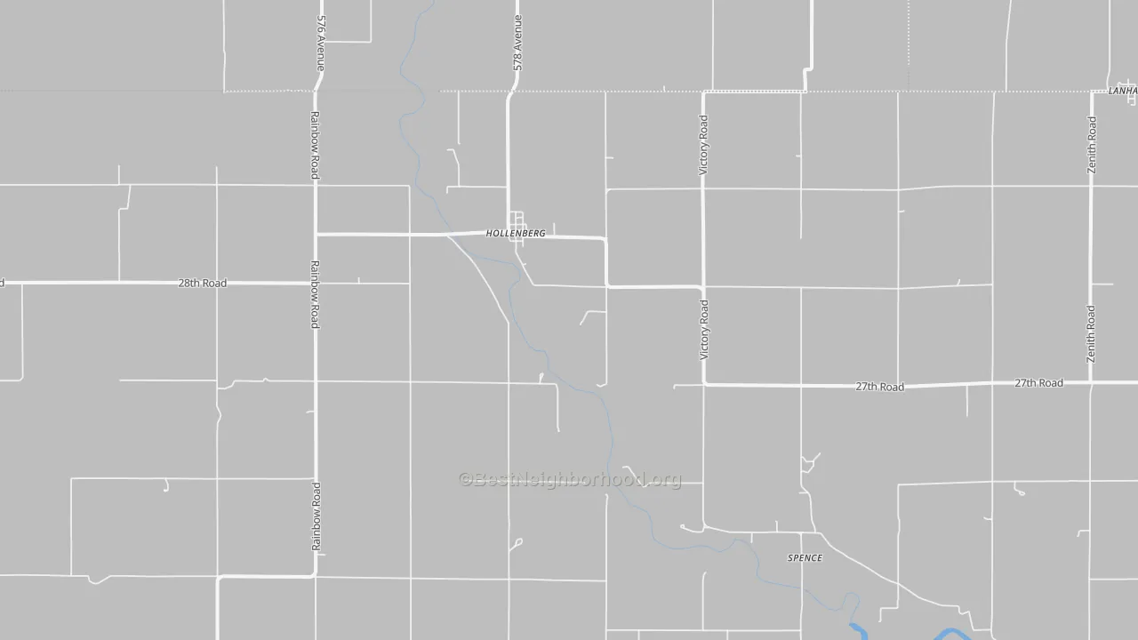 Bike Grade map of 66946, KS