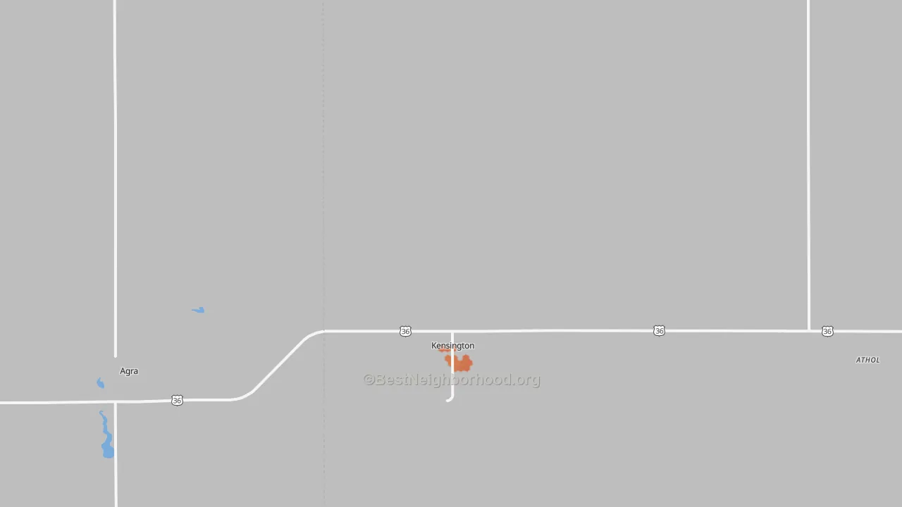 Bike Grade map of 66951, KS