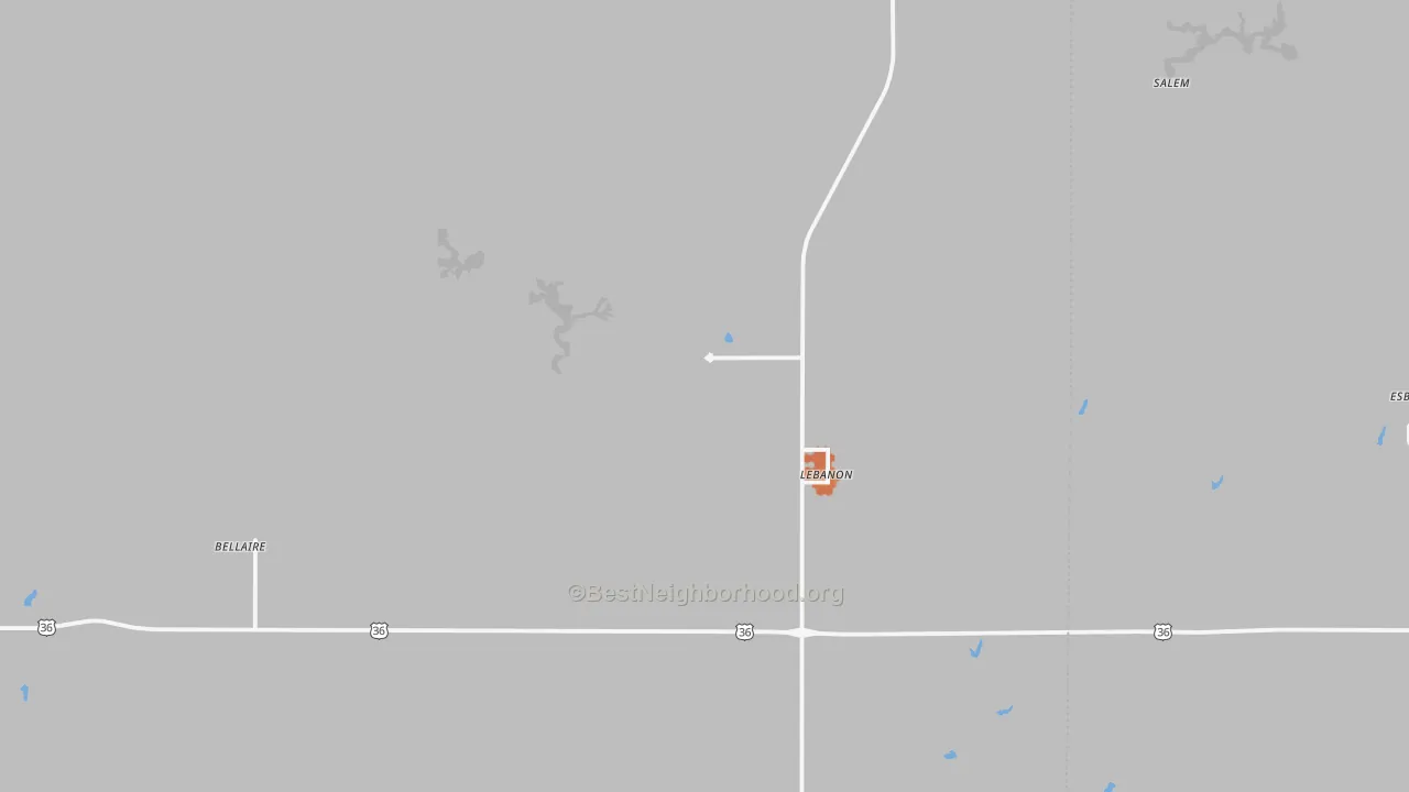 Bike Grade map of 66952, KS